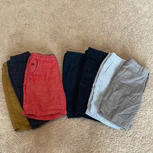 Lot of 7 boys dress shorts